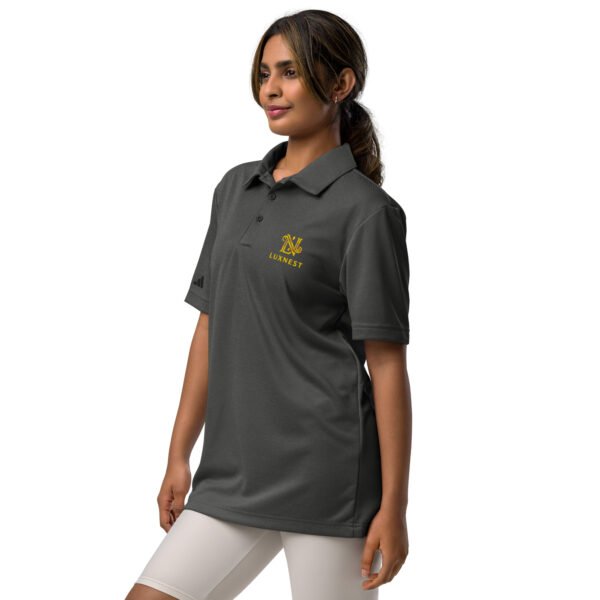 adidas space-dyed polo